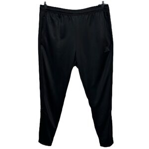 adidas Men's Tiro23 League Track Pants Size 2XT2 (40x34") Black Zippered Pockets